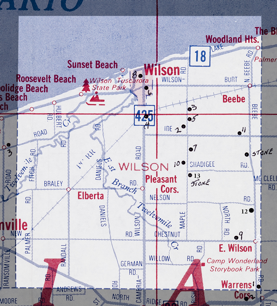 Town of Wilson Map